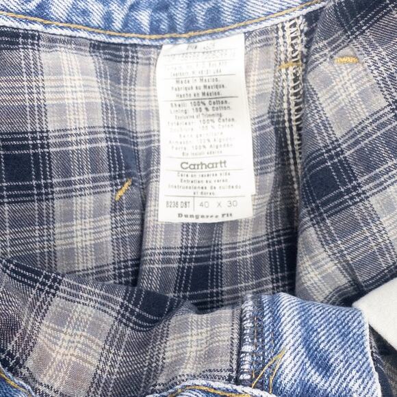 Carhartt Men's Flannel Lined Jeans 40x32 - Picture 6 of 6